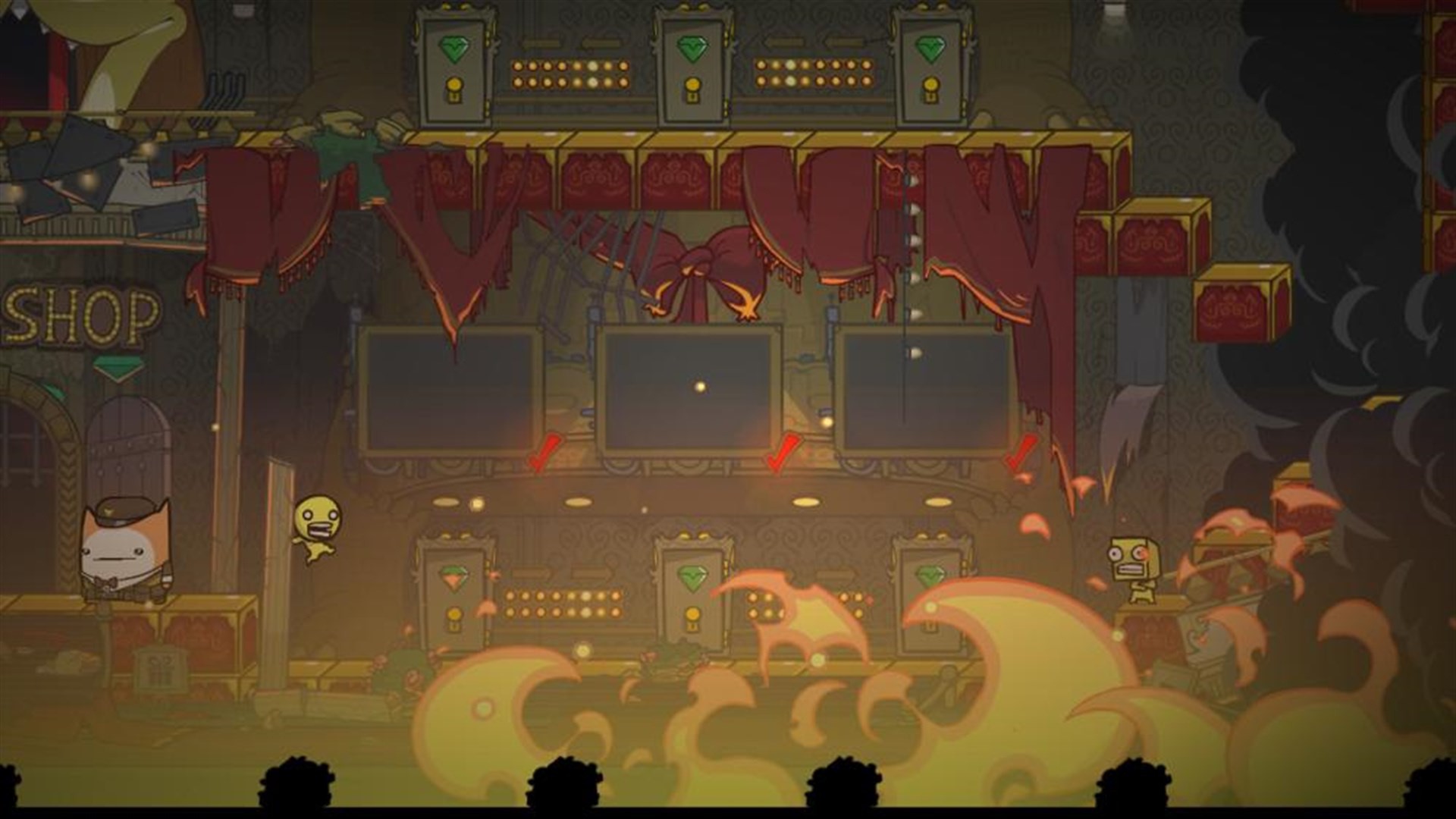 Screenshot von: BattleBlock Theater