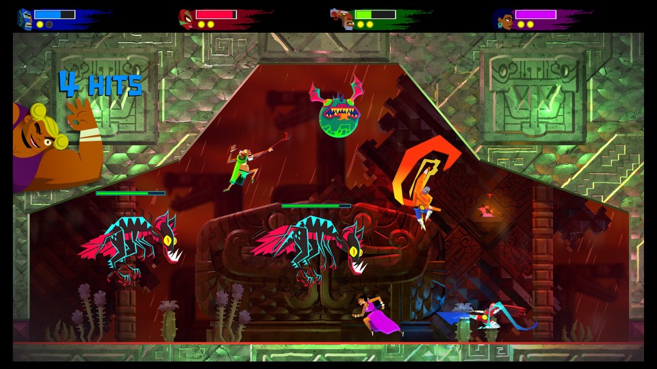 Screenshot von: Guacamelee! 2