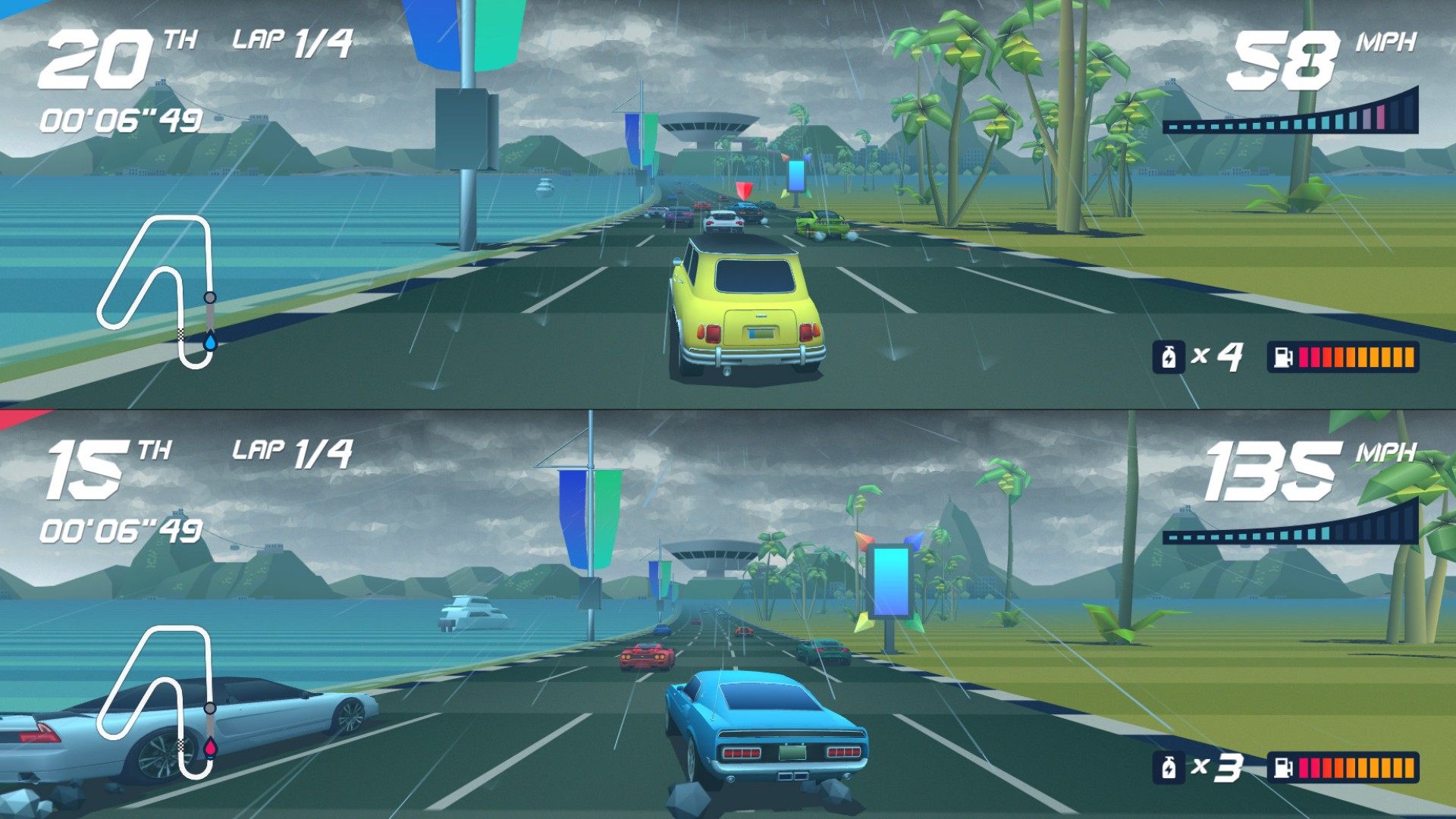 Screenshot of: Horizon Chase Turbo
