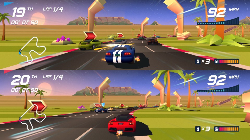 Screenshot of: Horizon Chase Turbo