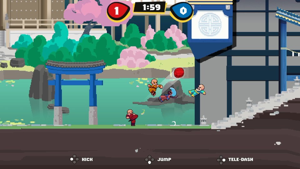Screenshot of: Kung Fu Kickball