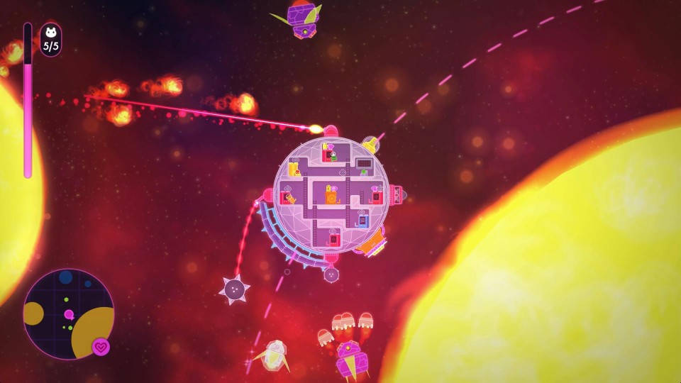 Screenshot of: Lovers in a Dangerous Spacetime