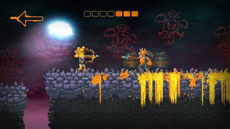 Screenshot of: Nidhogg 2