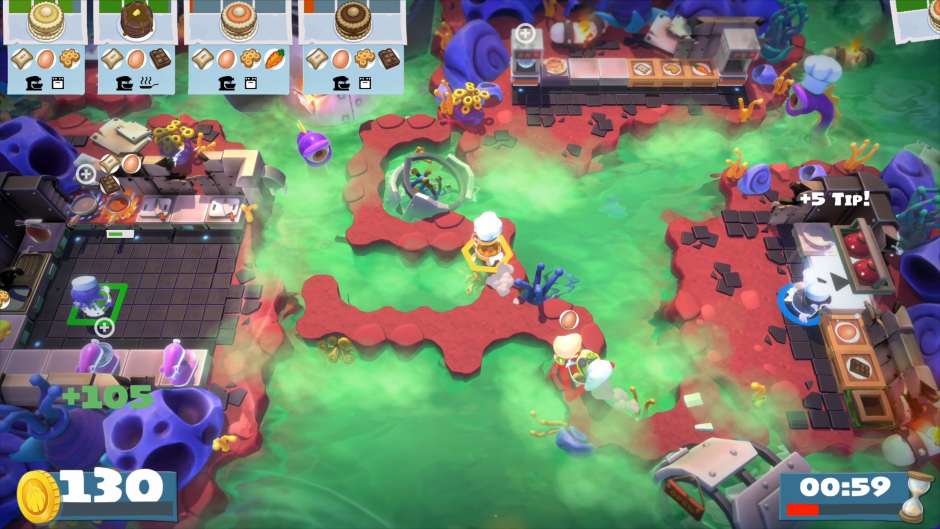 Screenshot von: Overcooked! All You Can Eat