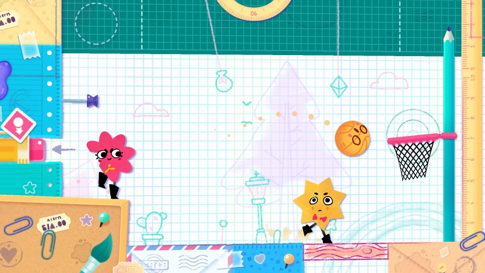 Screenshot of: Snipperclips