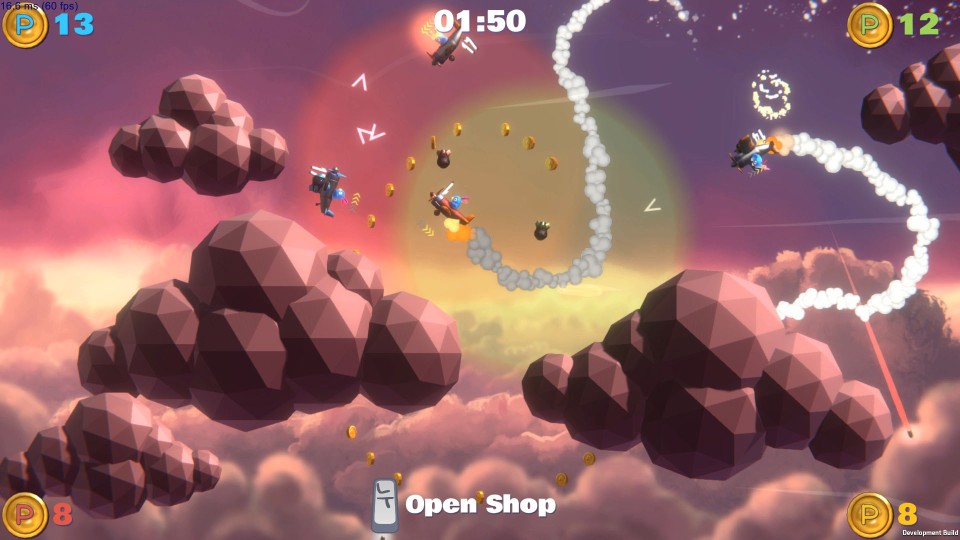 Screenshot of: The Prabbits: Happy Dogfights!