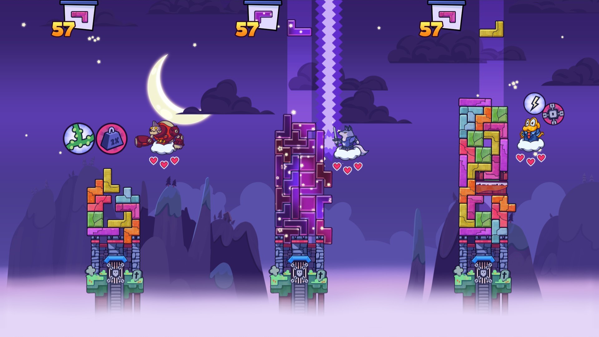 Screenshot von: Tricky Towers