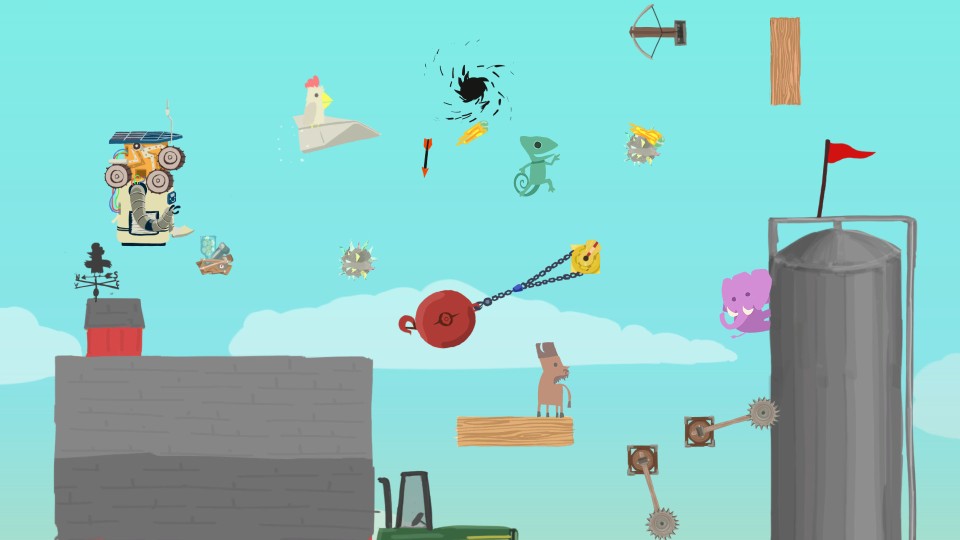 Screenshot of: Ultimate Chicken Horse