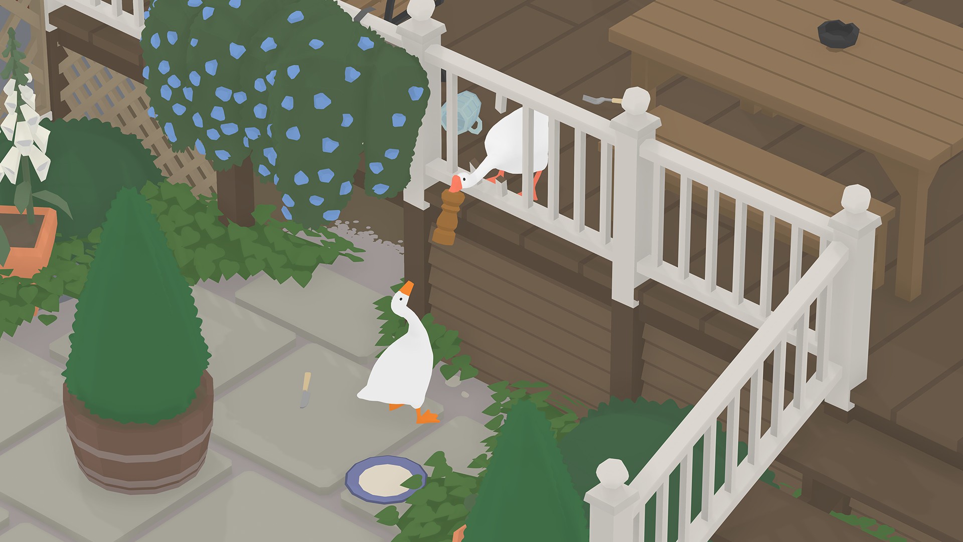 Screenshot von: Untitled Goose Game