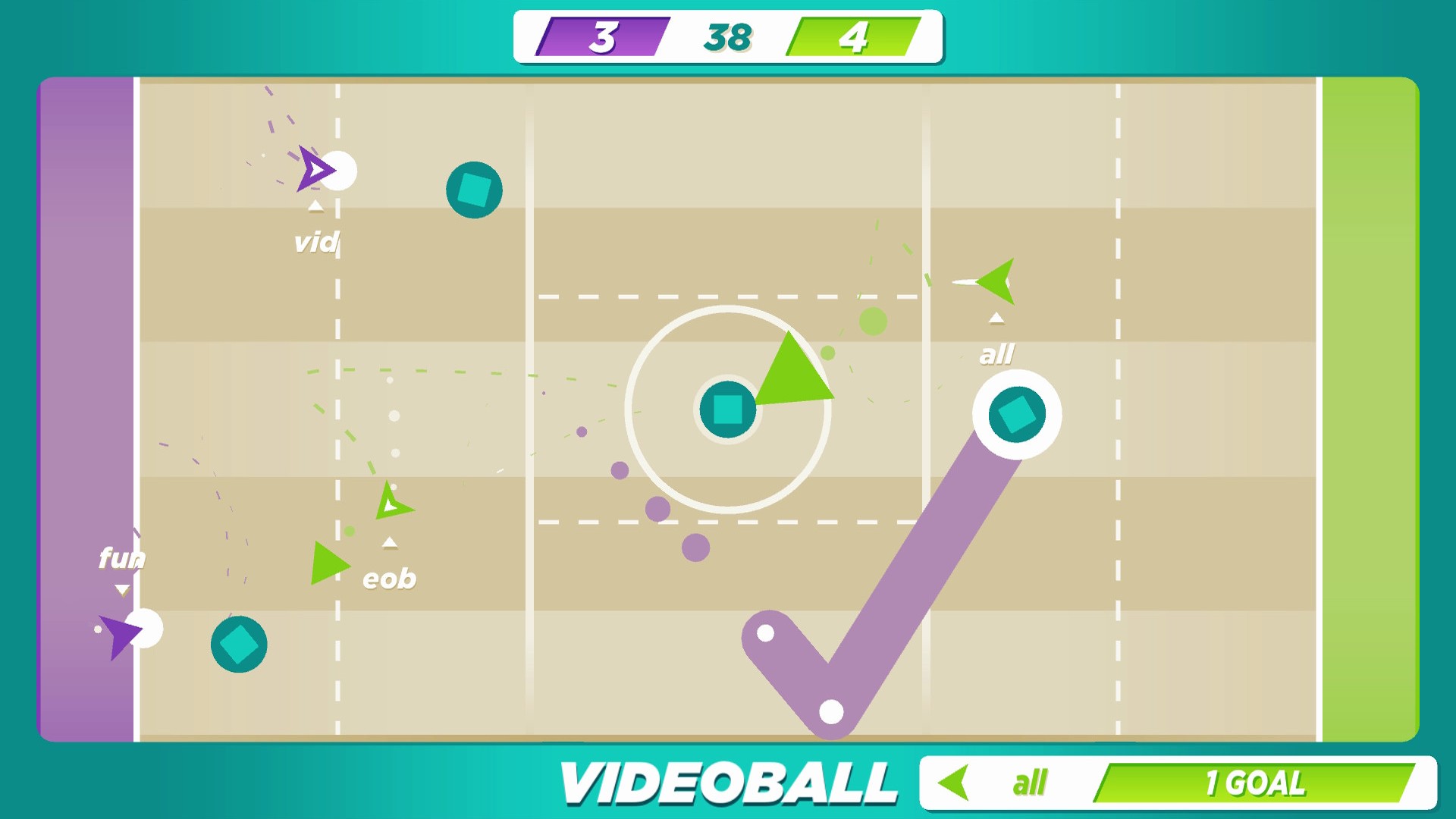 Screenshot of: Videoball