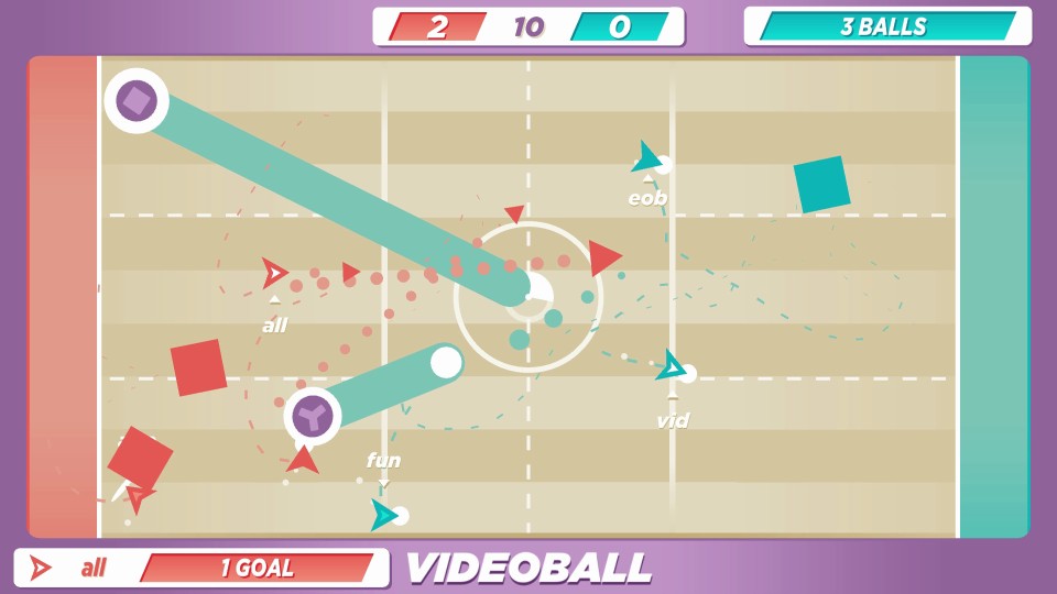 Screenshot of: Videoball